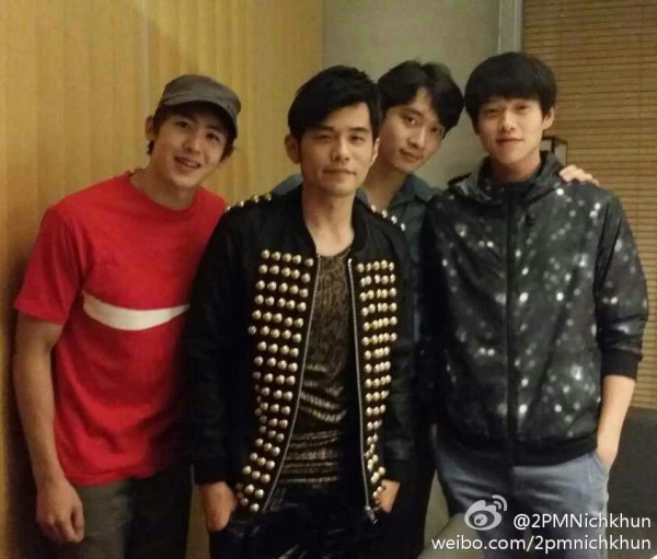Nichkhun、燦盛、周杰倫、魏大勛 Nichkhun、燦盛、周杰倫、魏大勛