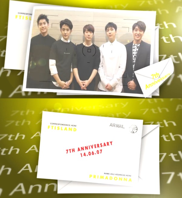 FTIsland 七週年訊息