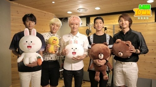 B1A4 "LINE TOWN" B1A4 "LINE TOWN"