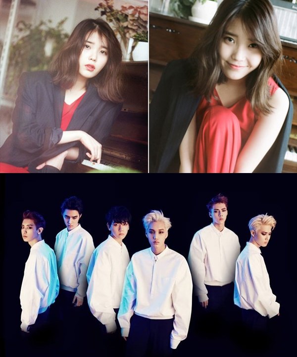iu, exo-k."音银"魅力舞台