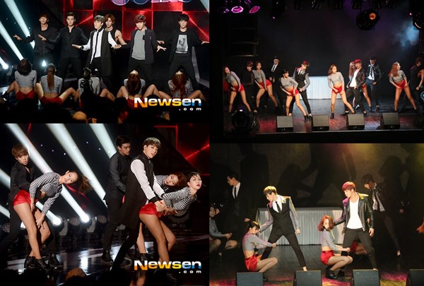 U-Kiss "別賣弄風騷" 舞台 U-Kiss "別賣弄風騷" 舞台