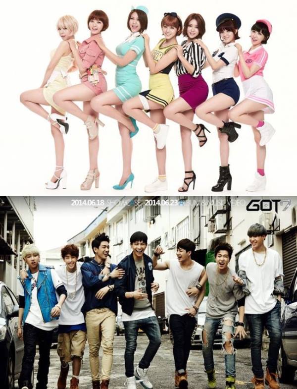 AOA、GOT7