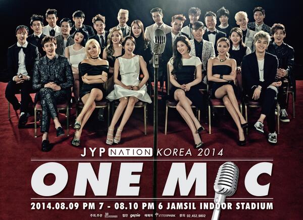 2014 JYP Nation：ONE MIC 海報縮圖