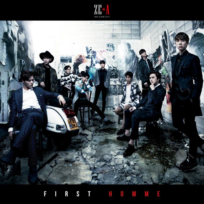 ZE:A 帝國之子 "FIRST HOMME" 專輯封面