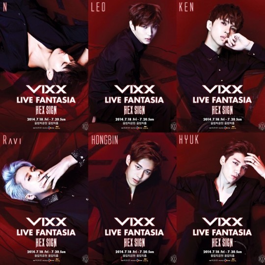 VIXX  世巡演唱會 海報
