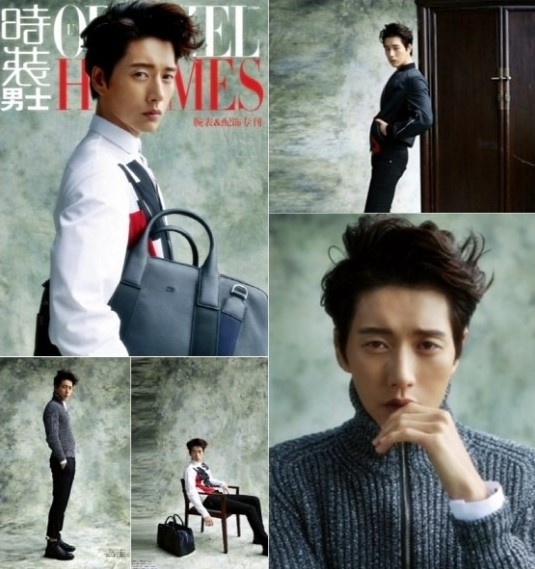 朴海鎮拍中國版《L OFFICIEL HOMMES》