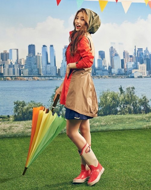 suzy bean pole 夏季画报