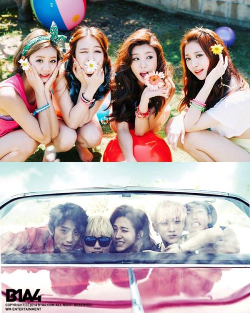 Girl's Day、B1A4