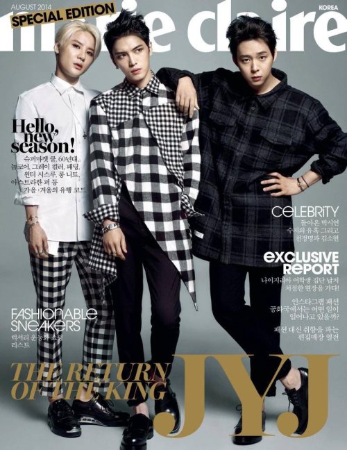 JYJ Marie Claire 封面 (2014.08)