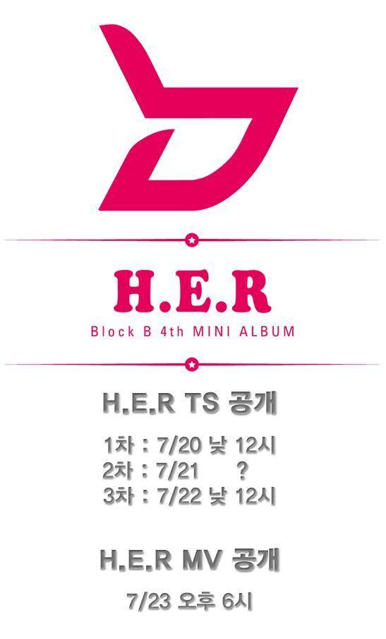 Block. B "H.E.R" 日程表 Block. B "H.E.R" 日程表