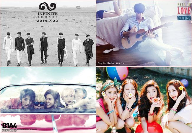 INFINITE、B1A4、Girl's Day、Eddy Kim