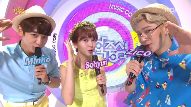 140719 音樂中心 MC - 珉豪、金所炫、Zico