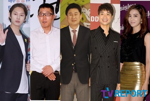 金希澈、金濟東、南希石、朴秀洪、李昭娟 (李素妍)