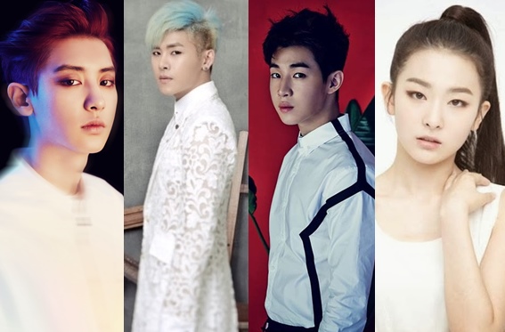 Chan Yeol、HOYA、Henry、SEUL GI 