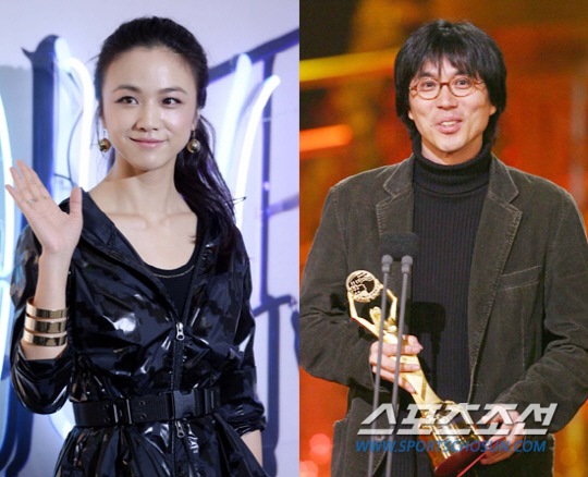 湯唯、《晚秋》導演 金泰勇 湯唯、《晚秋》導演 金泰勇