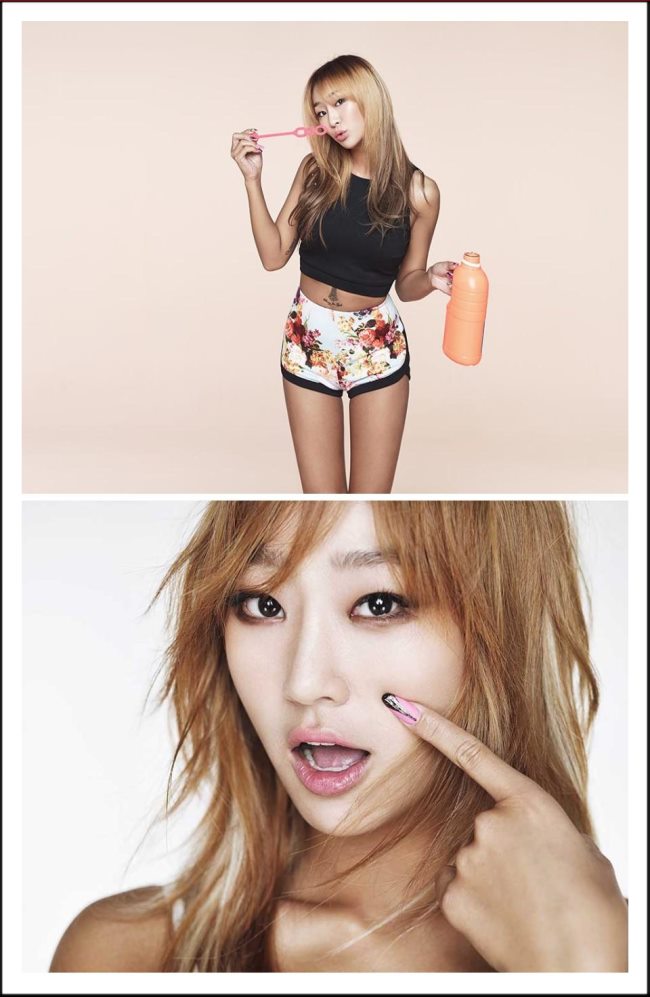 SISTAR 孝琳《Touch My Body》概念照