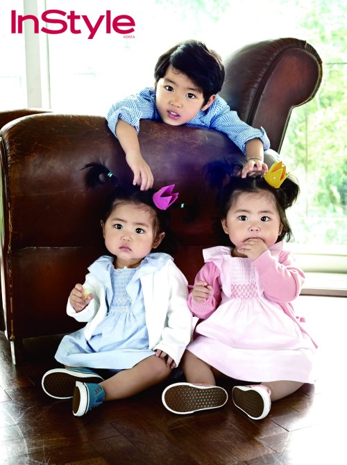 Shoo 的兒子、雙胞胎女兒 @ InStyle