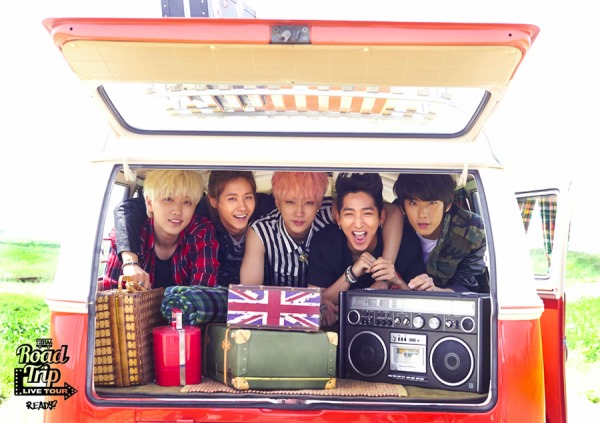 「B1A4 Road Trip - Ready」海報