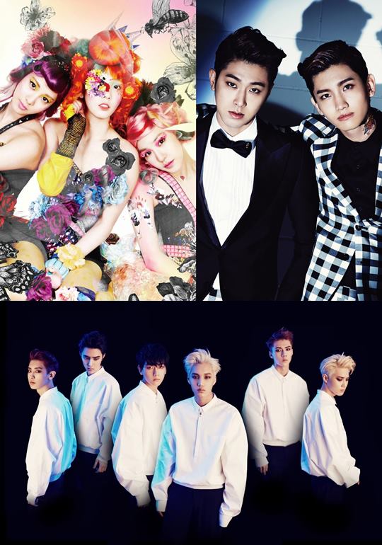 東方神起、EXO-K、少女時代-TaeTiSeo
