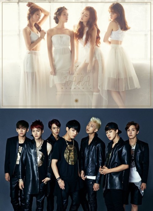 Kara、BTS 防彈少年團