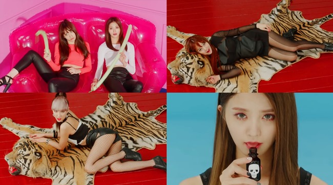 EXID《Up & Down》預告截圖