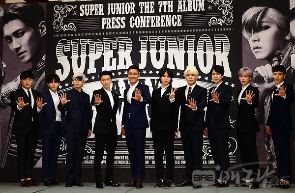 Super Junior 正規七輯記者會
