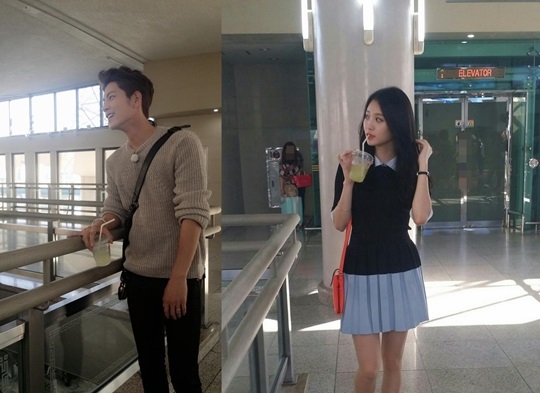 Yura、洪鐘賢 互相偷拍 Yura、洪鐘賢 互相偷拍