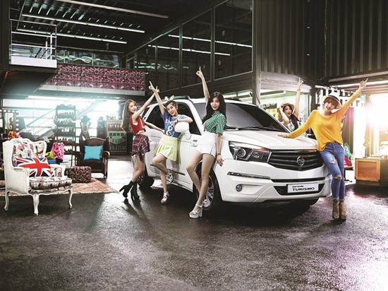 4Minute 雙龍汽車 代言照 4Minute 雙龍汽車 代言照