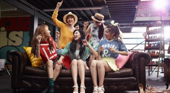 4Minute 雙龍汽車 代言照 4Minute 雙龍汽車 代言照