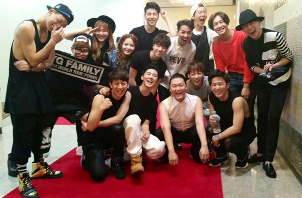 PSY、LEE HI、樂童音樂家、WINNER、TEAM B PSY、LEE HI、樂童音樂家、WINNER、TEAM B