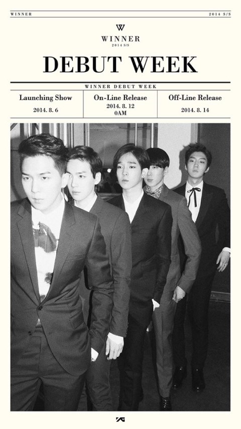 WINNER「出道週」行程表 WINNER「出道週」行程表