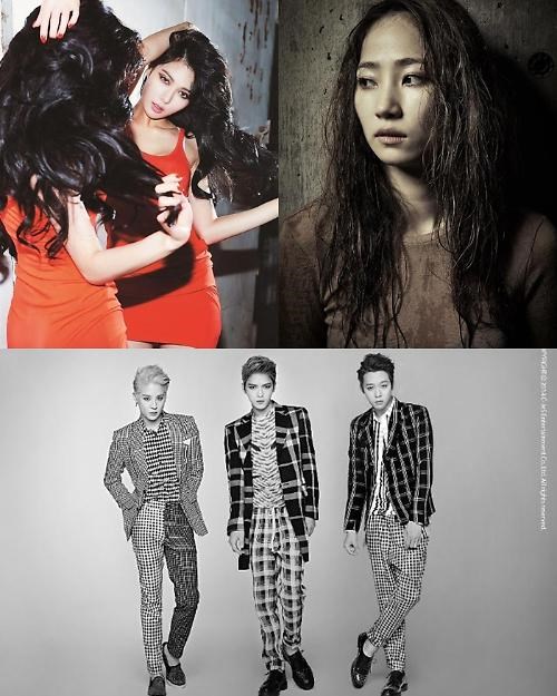 JYJ、泫雅、譽恩 新曲被判不合格
