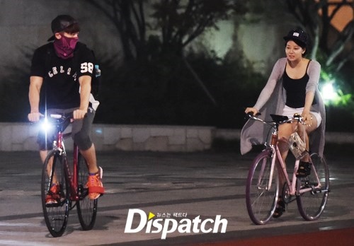孫昊永、Amy 腳踏車約會