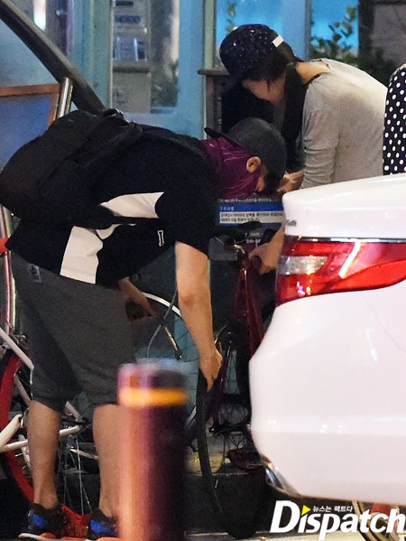 孫昊永、Amy 腳踏車約會