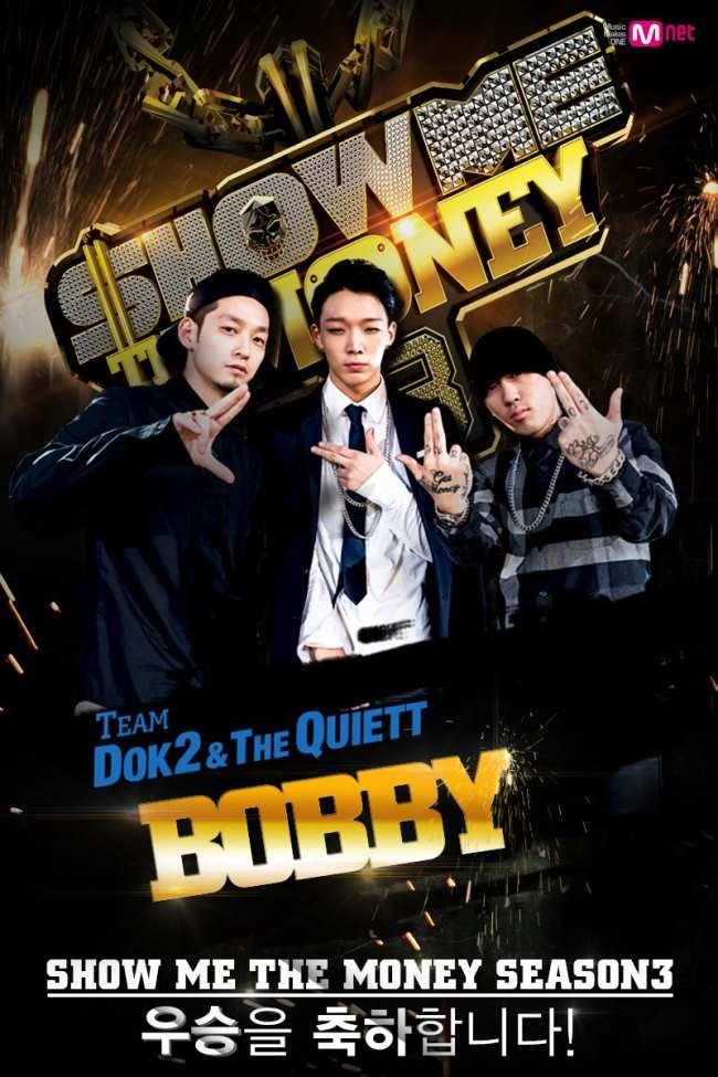 Show Me The Money 3 冠軍 Bobby (SMTM 推特)