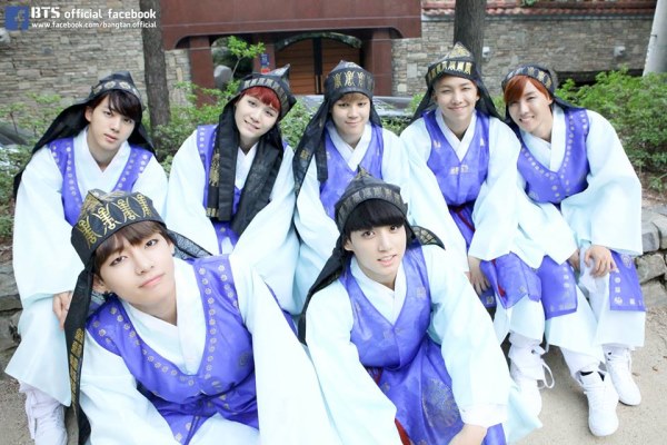 BTS 防彈少年團 韓服照