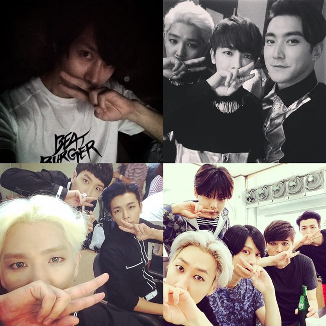 Super Junior 學東海自拍