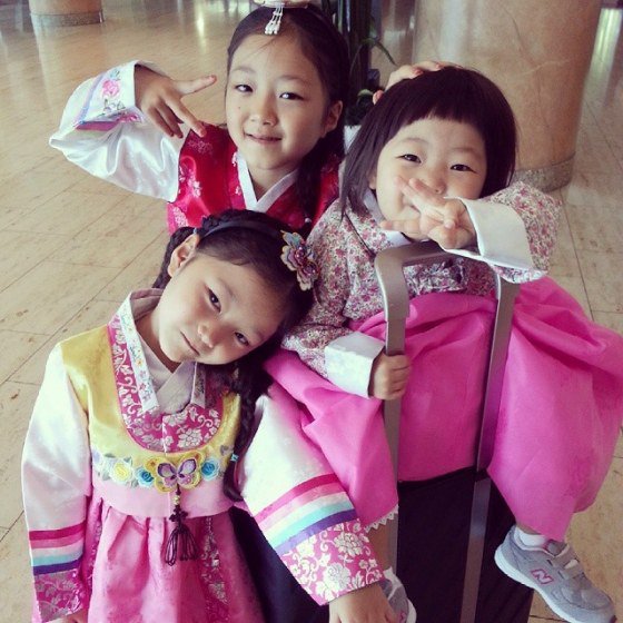 鄭雄仁的三位女兒 鄭雄仁的三位女兒