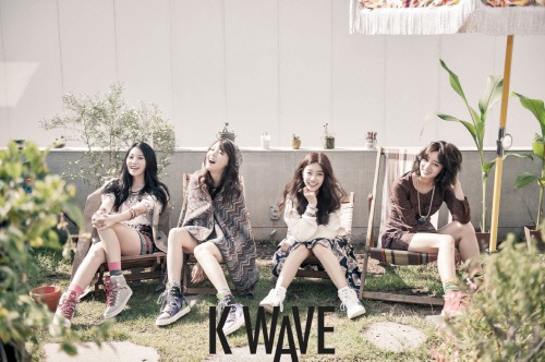 Girl's Day 的 K WAVE 畫報