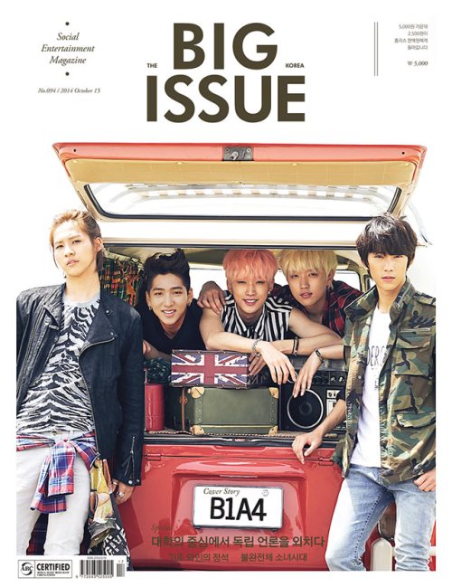 B1A4 "BIG ISSUE" 封面