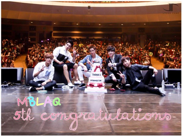 MBLAQ 出道五週年認證照