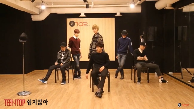 TEEN TOP "Missing" 舞蹈練習 TEEN TOP "Missing" 舞蹈練習