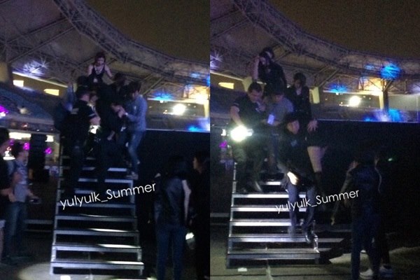 Krystal 下舞台暈倒 (SMTOWN)