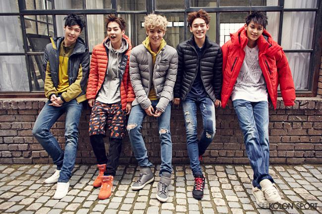 EXO 的 KOLON SPORT 畫報：EXO-M