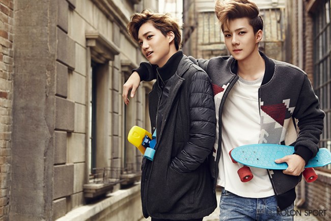 EXO 的 KOLON SPORT 畫報：KAI、世勳