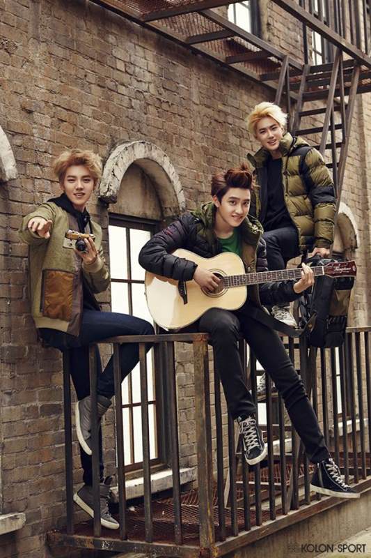 EXO 的 KOLON SPORT 畫報：鹿晗、D.O.、世勳