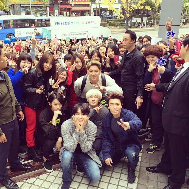 Super Junior 提供咖啡回饋粉絲 (東海 IG) Super Junior 提供咖啡回饋粉絲 (東海 IG)