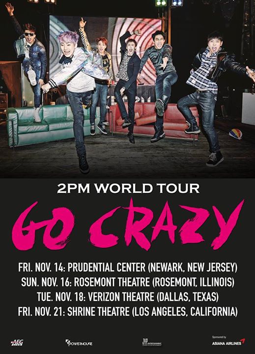 2PM 2014 世界巡迴演唱會 GO CRAZY 美國場