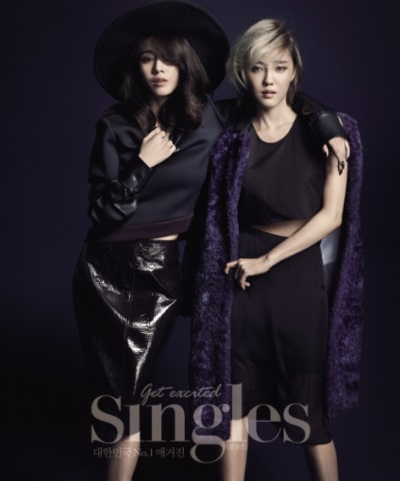 芝妍 (智妍)、孝敏 Singles 十週年畫報
