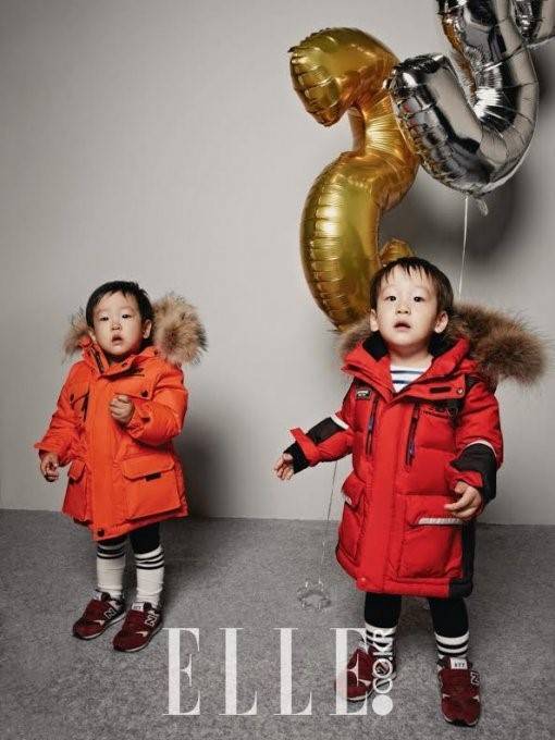李輝才兒子 - 書言、書俊 ELLE 畫報